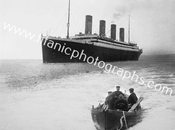 RMS Olympic off Roche's Point